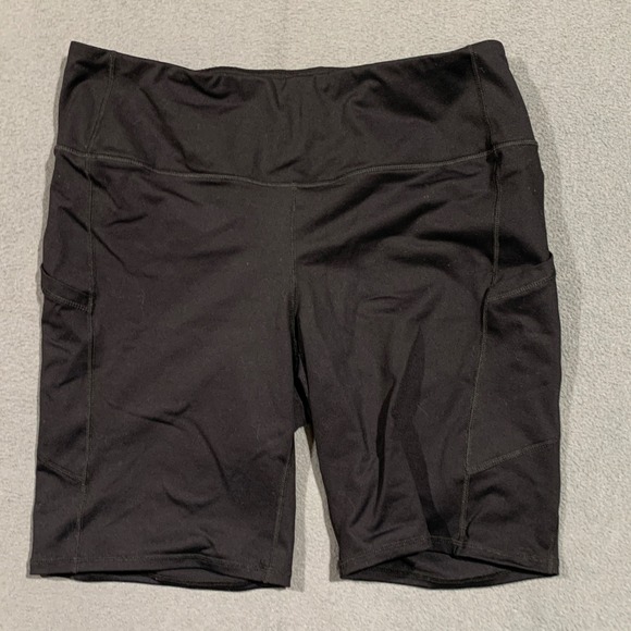 Torrid Active Bike Shorts Women's Plus Size 2X 180-20W Black Athletic Pockets - Picture 1 of 6